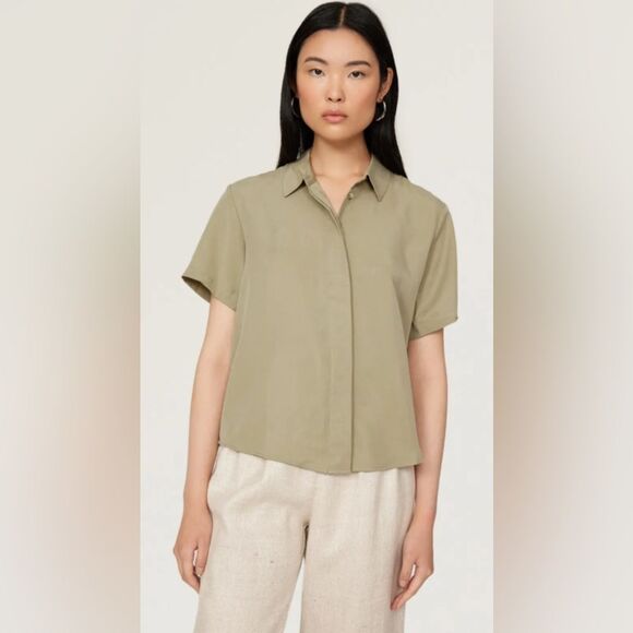 Samsoe Mina Shirt Blouse Size Large - Picture 1 of 9